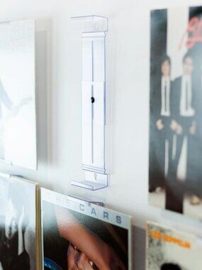 CollectorMount Record Album Wall Mount Displays - 14 Count (Clear)